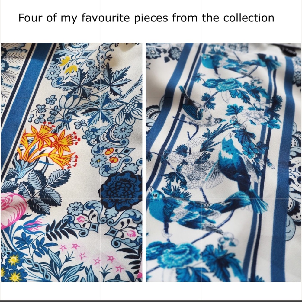 Oasis Victoria & Albert Museum Collection Mixed Color Floral Dress - Picture 7 of 8